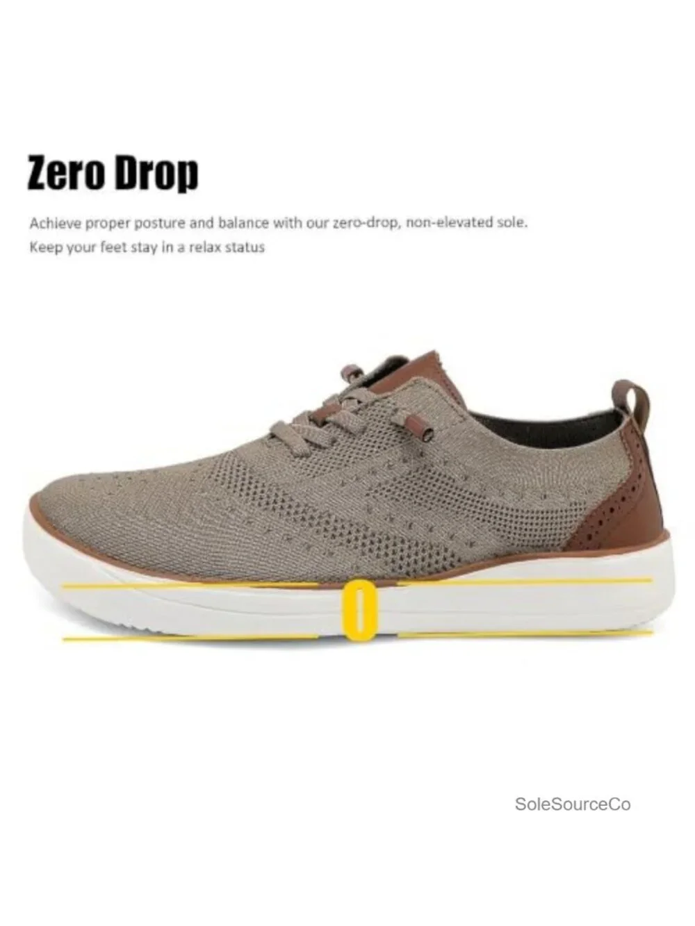 Barefoot Dress Shoes Wide Toe Box Zero Drop Oxfords Slip-On Business Casual